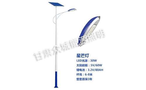 临泽太阳能路灯核心技术参数解读